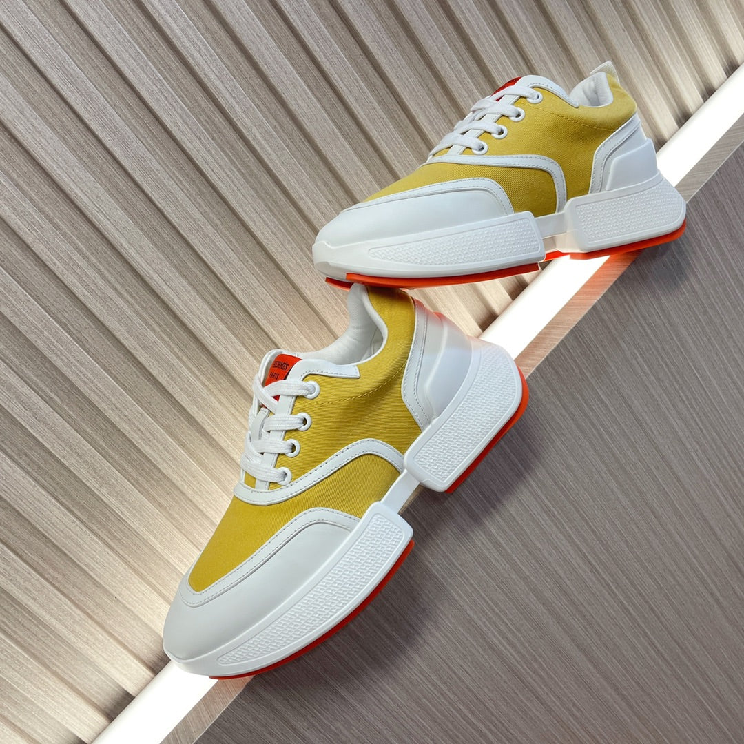 GIGA SNEAKER YELLOW MIX WHITE CALFSKIN、mysite、Cacoeks