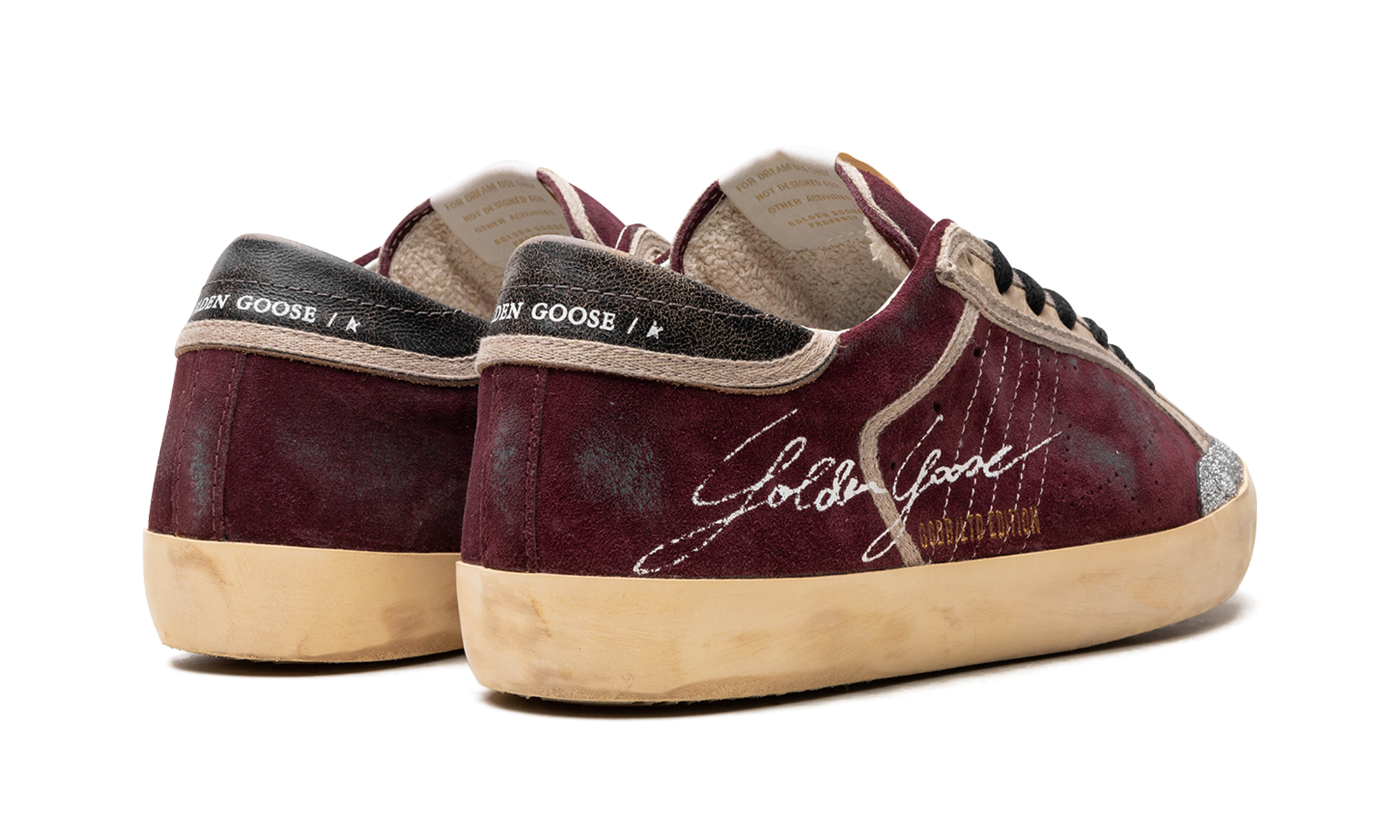 SUPER-STAR PENSTAR SUEDE UPPER CRYSTAL PENSTAR SKATE STAR VINTAGE LEATHER HEEL SIGNATURE FOXING "WINE RED BLACK"、mysite、Cacoeks