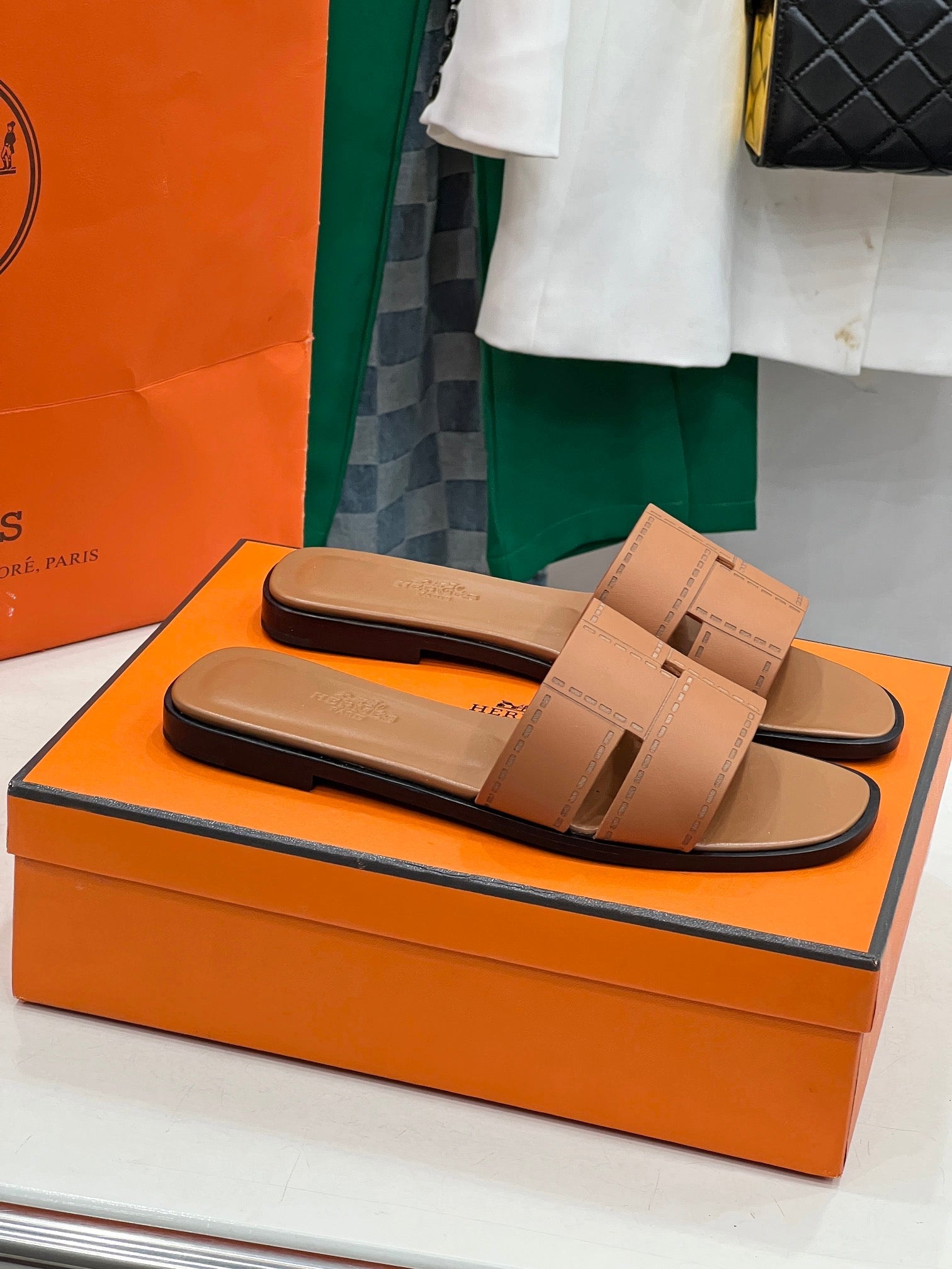 IDIOMA SANDAL IN BRONZE BROWN CALFSKIN、mysite、Cacoeks