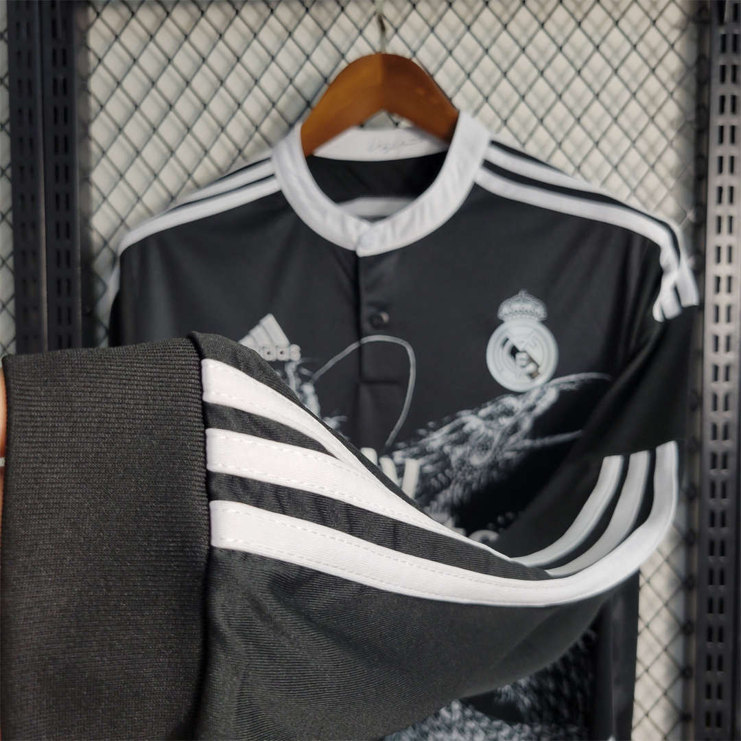 Higojerseys-Real Madrid Retro 14-15 Third Away Long Sleeve Jersey