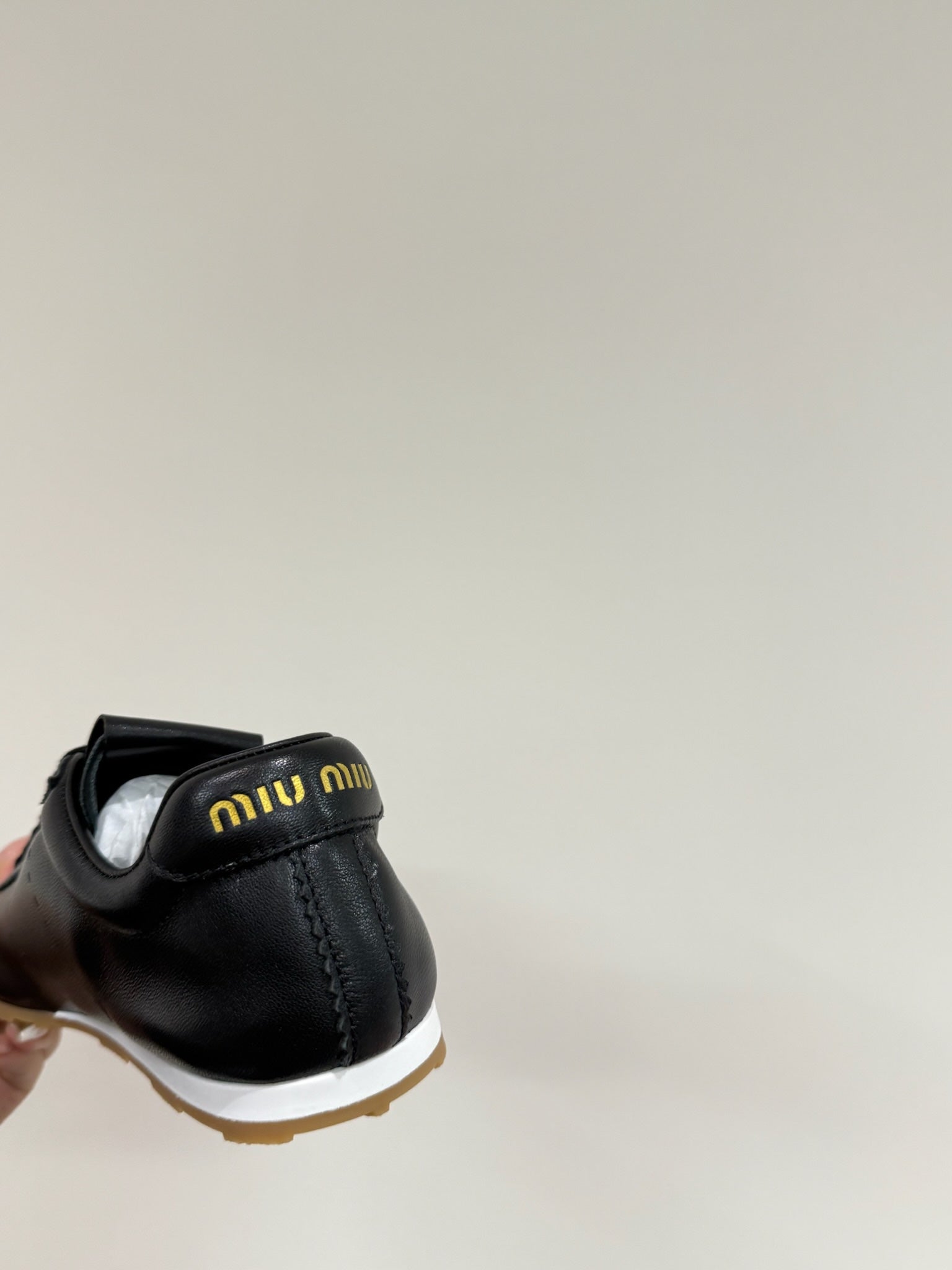 PLUME NAPPA SNEAKERS IN BLACK LAMBSKIN、mysite、Cacoeks