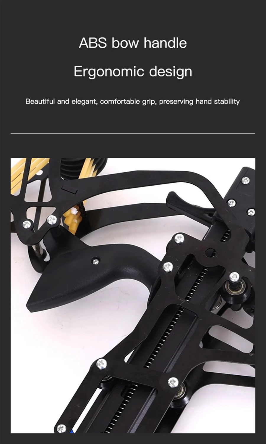 new   50 shots steel ball compound bow recurve bow full metal   shooting slingshot archery and ball dual use bow outdoor competitive sports high power long range adult bow details 6