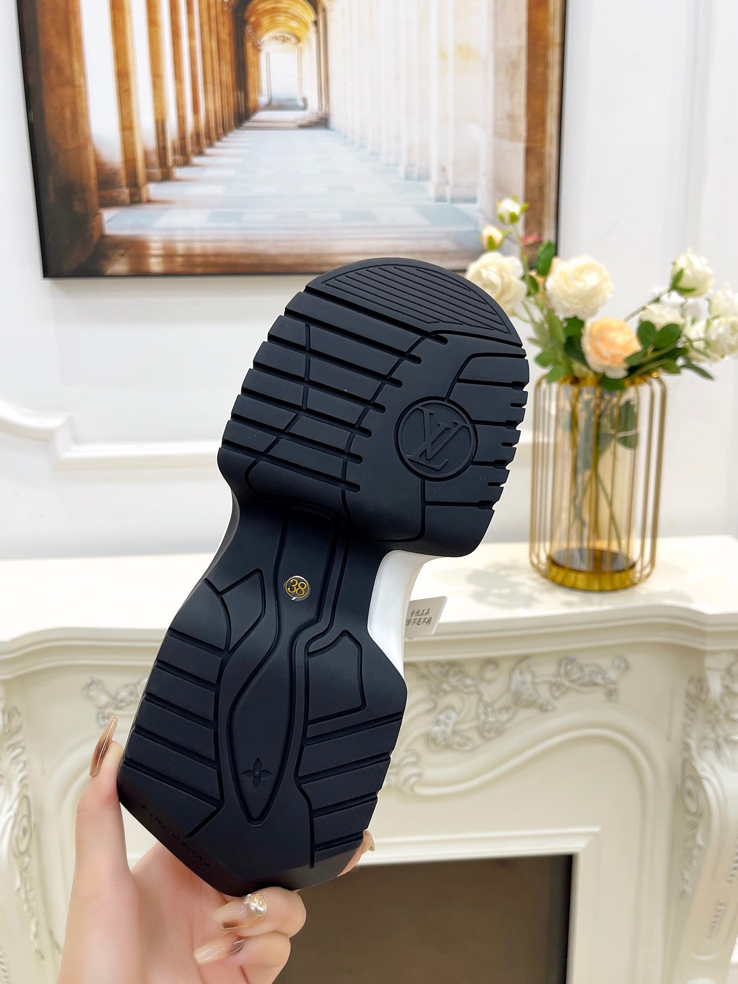 LV ARCHLIGHT 2.0 PLATFORM SNEAKER IN WHITE MIX CHOCOLATE BROWN MIX OF MATERIALS、mysite、Cacoeks