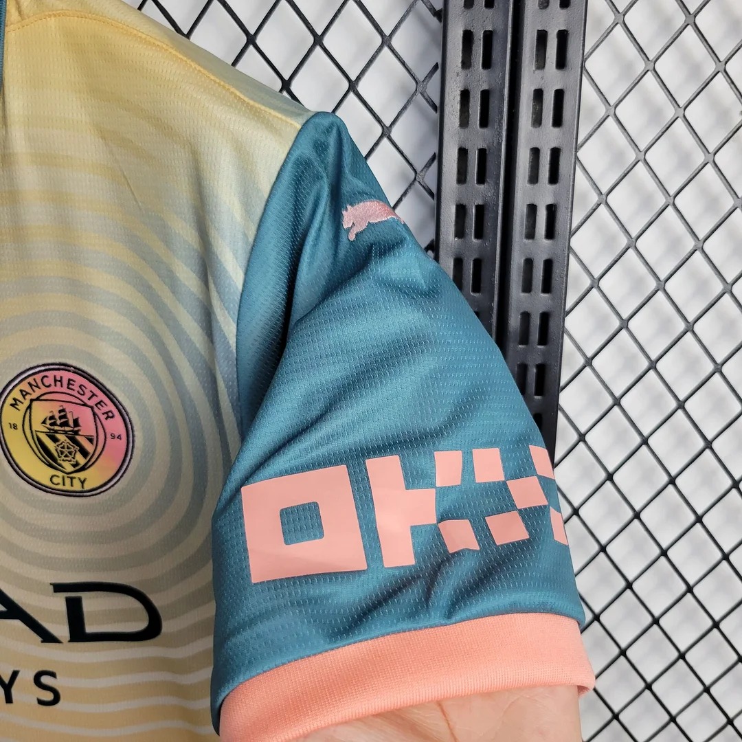 ManixJersey.com | Manchester City 24-25 Fourth Jersey - Fans Version -Customize Name, Number and Patch | Worldwide Shipping