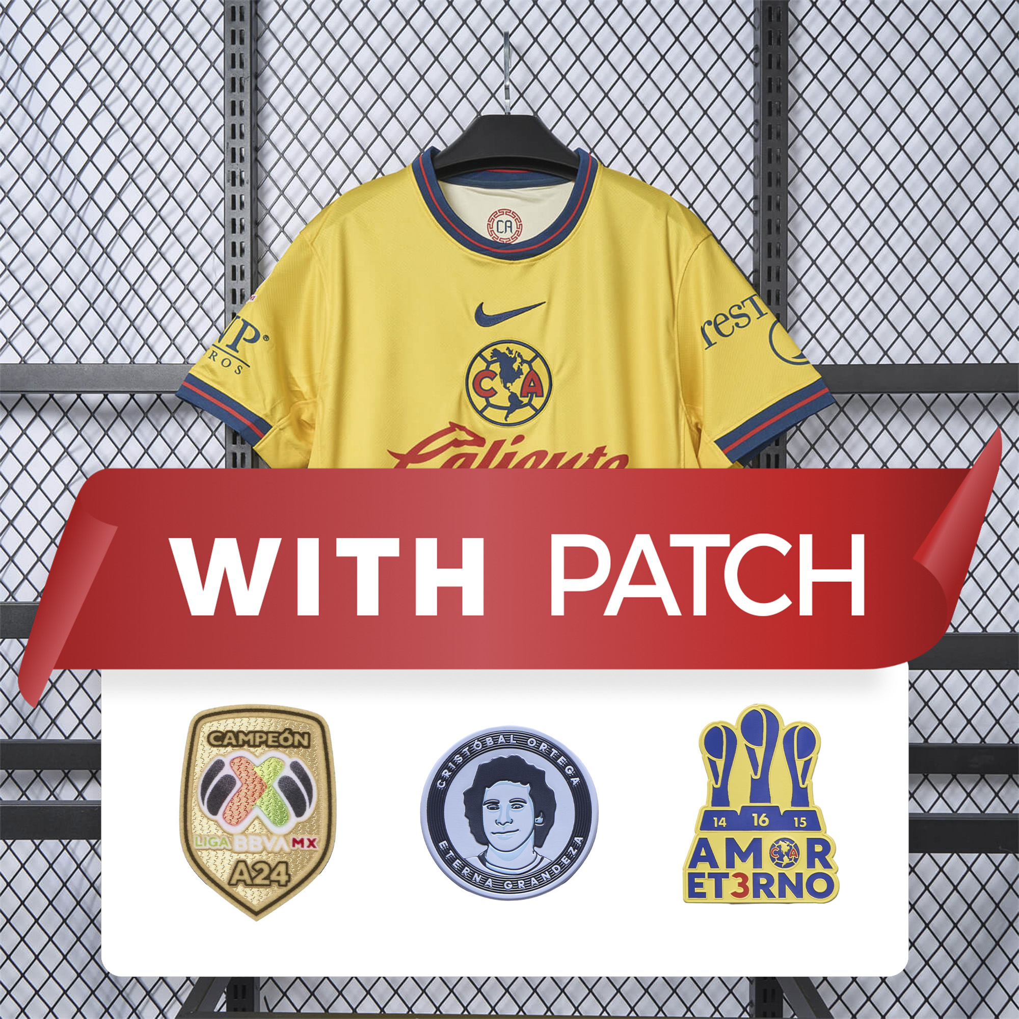 foot-Club América 24-25 Home Jersey - Fans Version