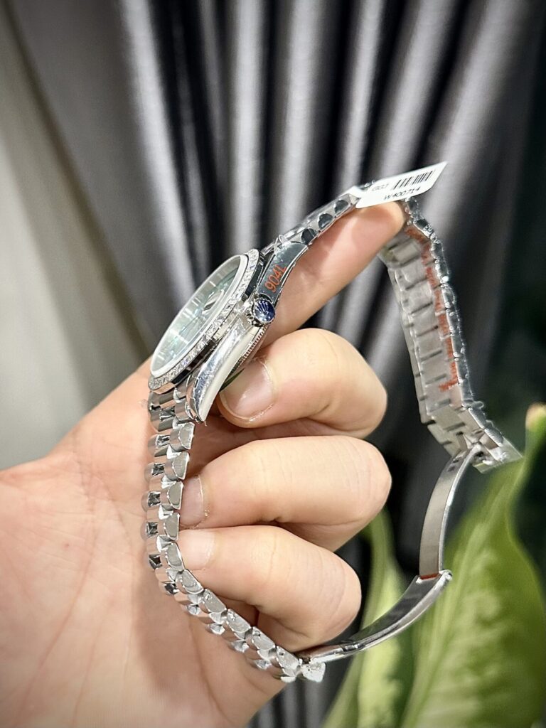 Đồng Hồ Rolex Day-Date Mặt Xanh Băng Cọc Số Arabic Nhà Máy GM 40mm