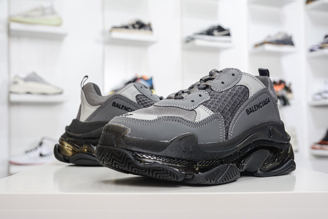 Balenciaga Triple S Clear Sole Sneaker Dark Grey、mysite、Cacoeks