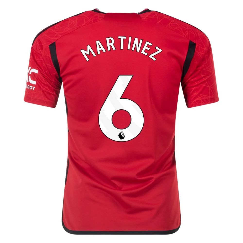 23/24 Manchester United #6 Lisandro Martinez Home Jersey-mysite Custom Football Kit- Nextkits