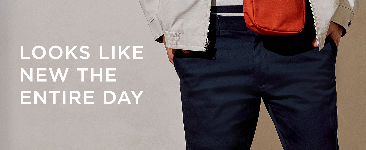 haggar premium no iron khaki