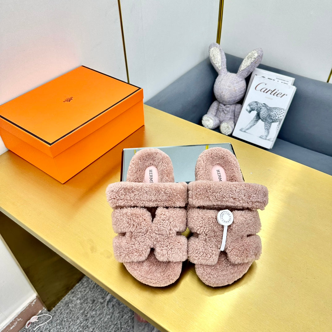 CHYPRE SANDAL LIGHT BROWN SHEARLING、mysite、Cacoeks