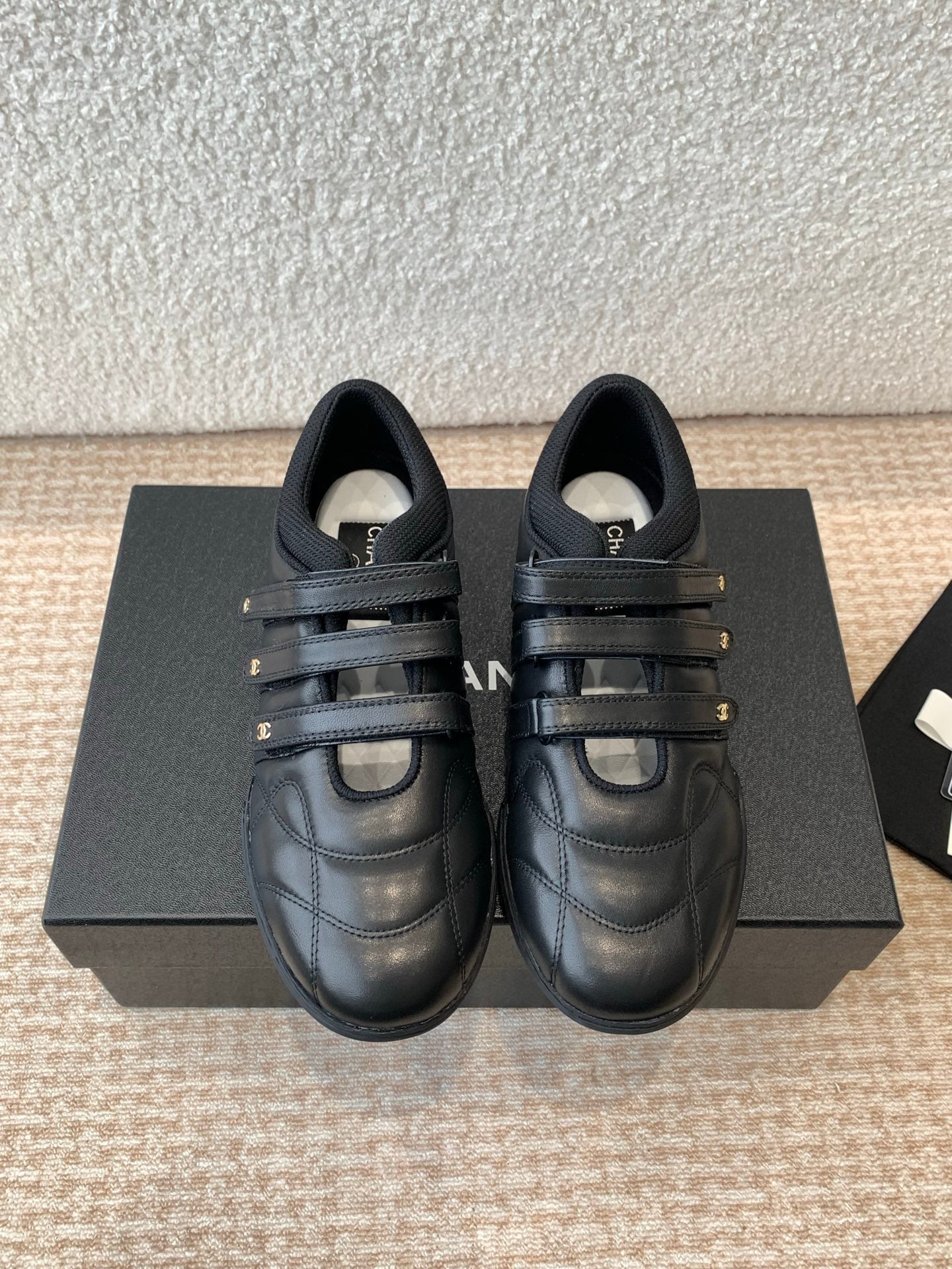 MARY JANE SNEAKERS IN BLACK LAMBSKIN、mysite、Cacoeks