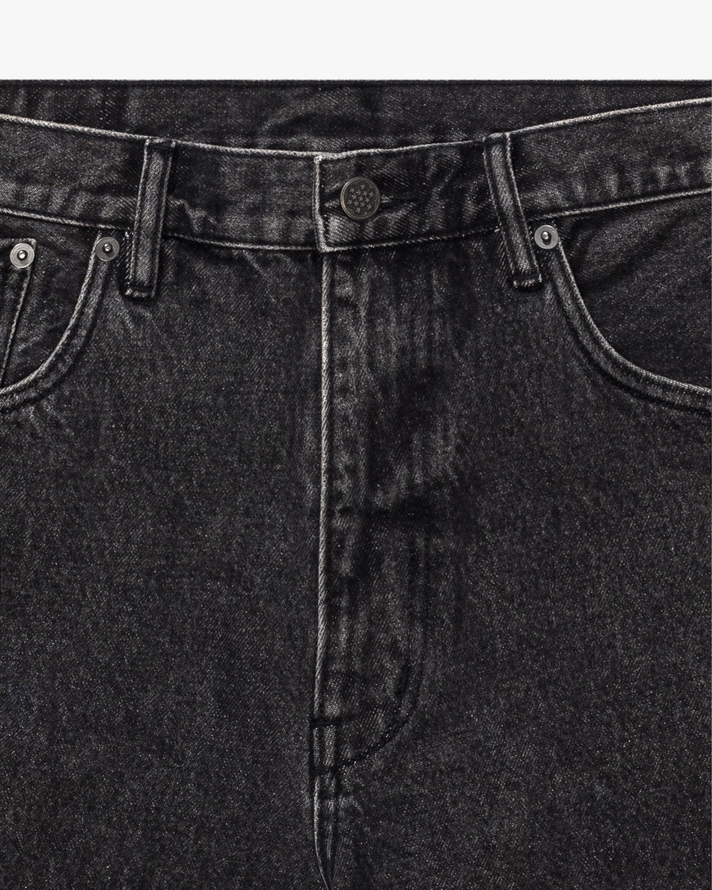 UNDEFEATED 5-POCKET DENIM SHORT - BLACK