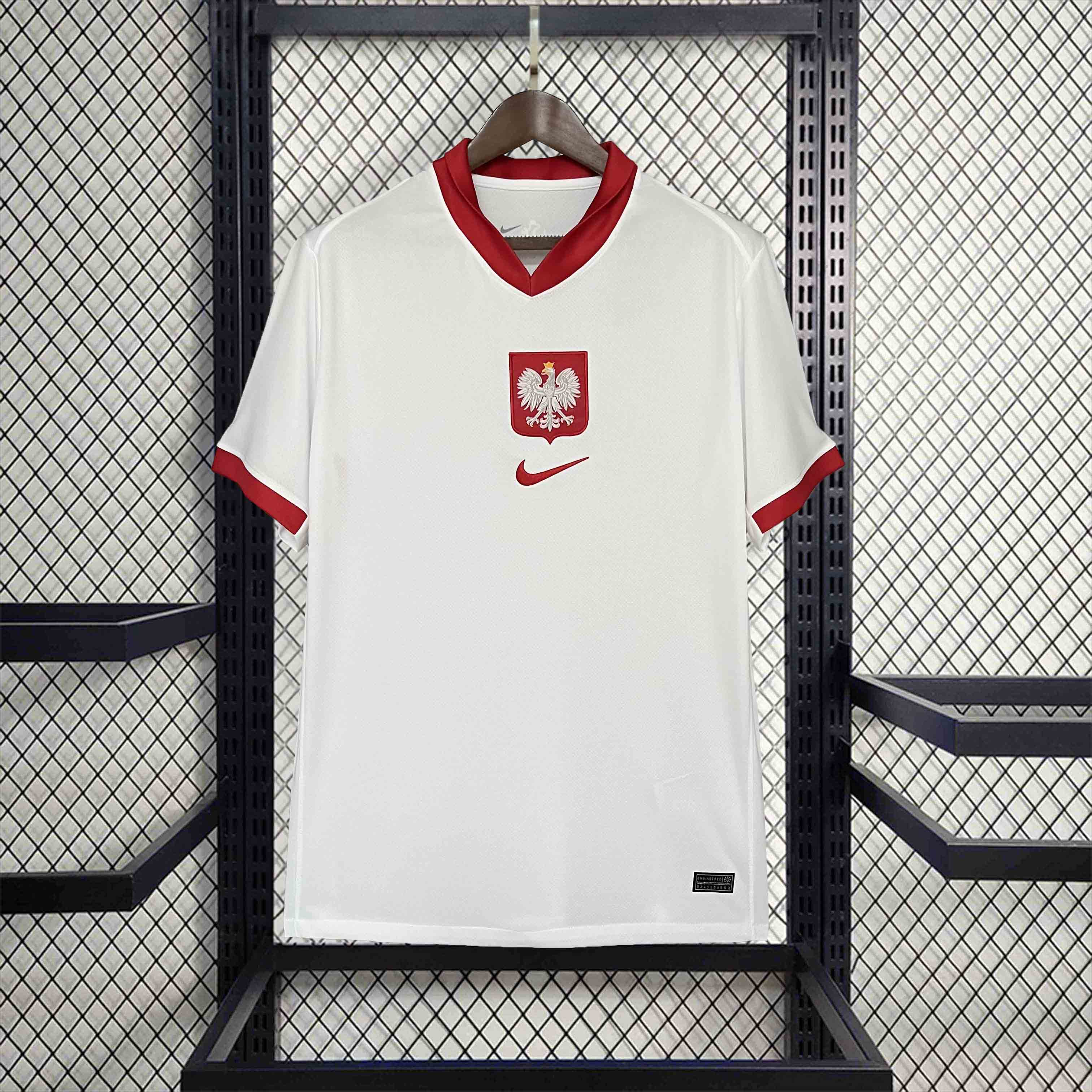 ManixJersey.com | Poland 2024 Home Stadium Jersey - Fans Version -Customize Name, Number and Patch | Worldwide Shipping