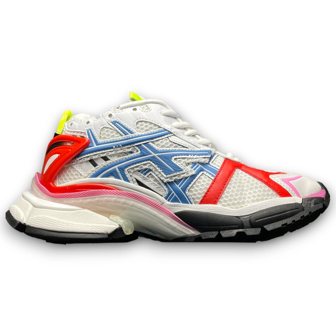 Balenciaga Runner Sneaker In White Blue Red、mysite、Cacoeks