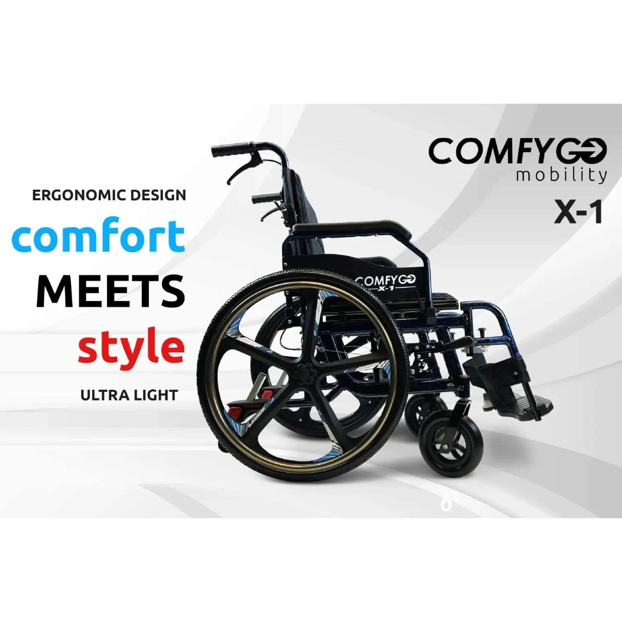 X-1 ComfyGO Manual Wheelchair
