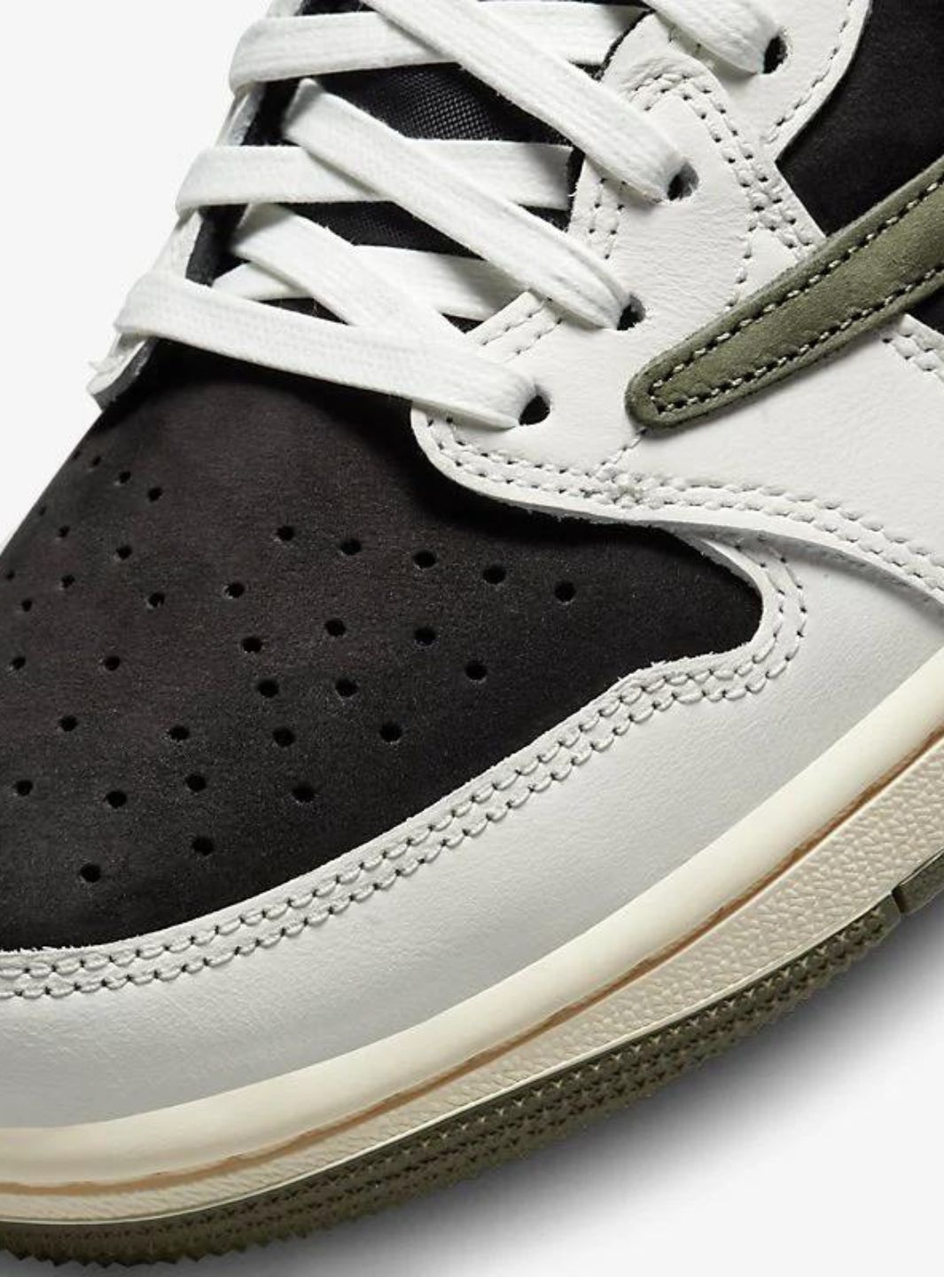 Air Jordan 1 Retro Low OG SP Travis Scott Olive、JORDAN、Cacoeks