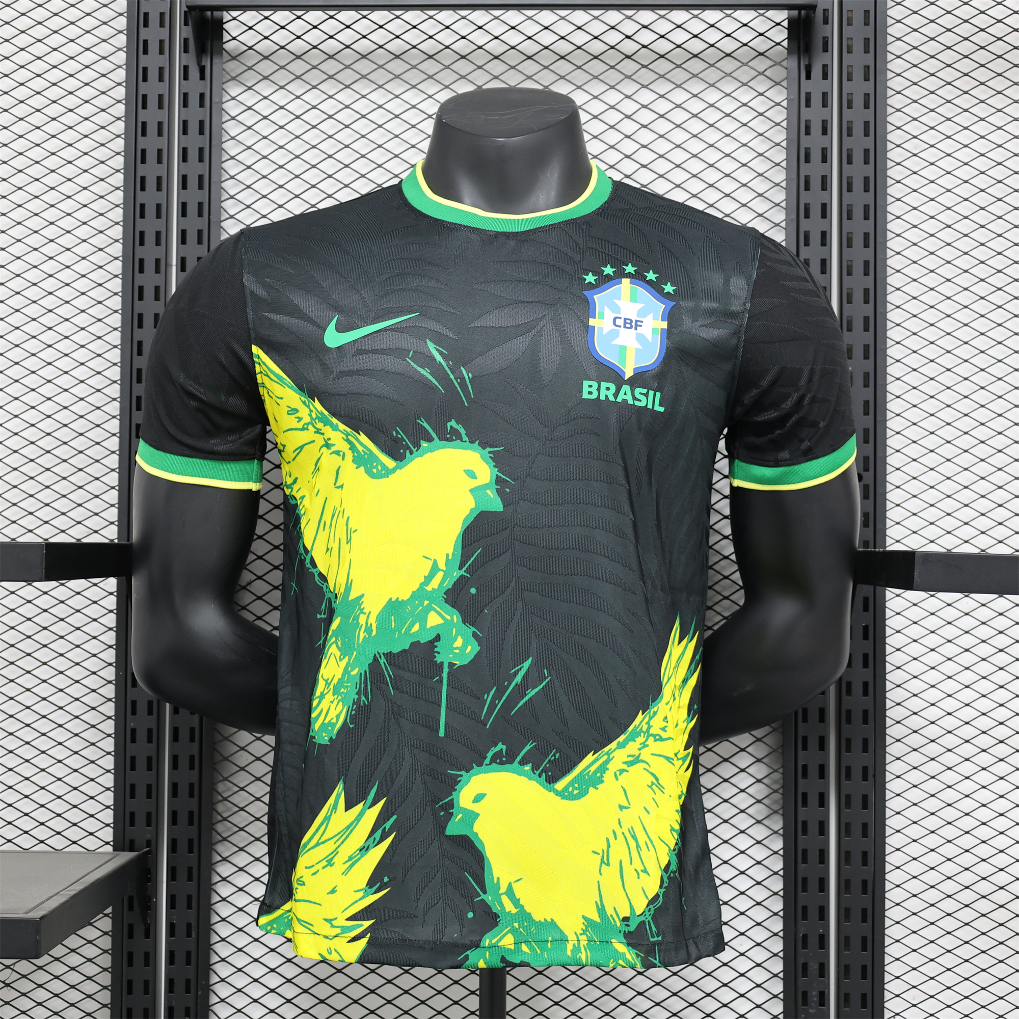 GlobeJersey-Brazil 2024 Black Dove Special Edition Jersey - Player Version