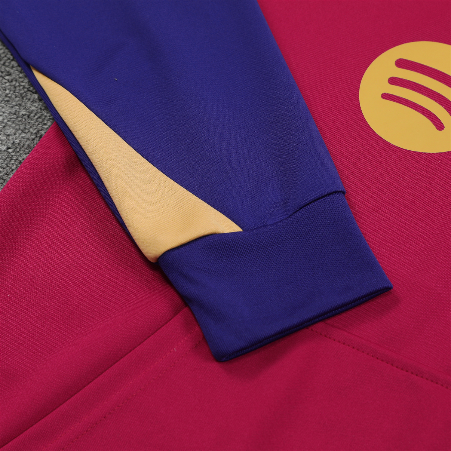 Higojerseys-Barcelona 24-25 Training Hoodie Set - Red Hoodie and Deep Blue Pants