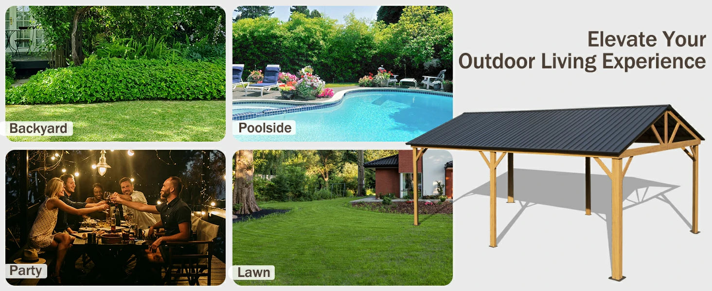 Domi Outdoor Living Hardtop Gazebo