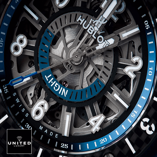 Hublot Big Bang Night Blue Dial Replica close view