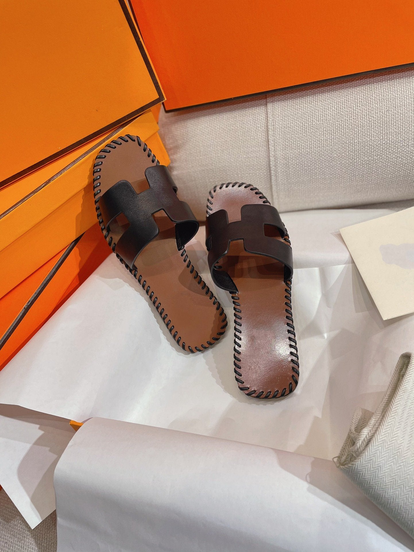 0RAN SANDAL Braided Calfskin BLACK、mysite、Cacoeks