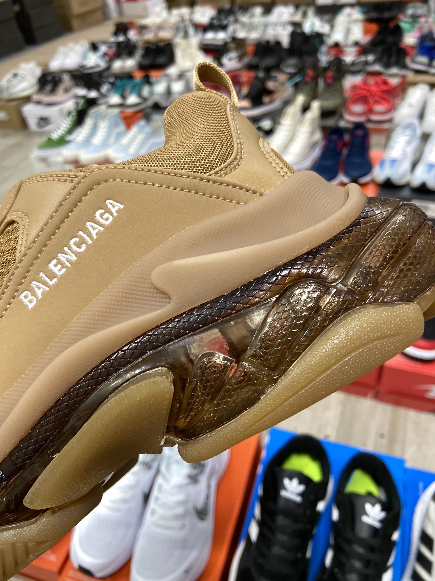 Balenciaga Triple S Sneaker Brown、mysite、Cacoeks