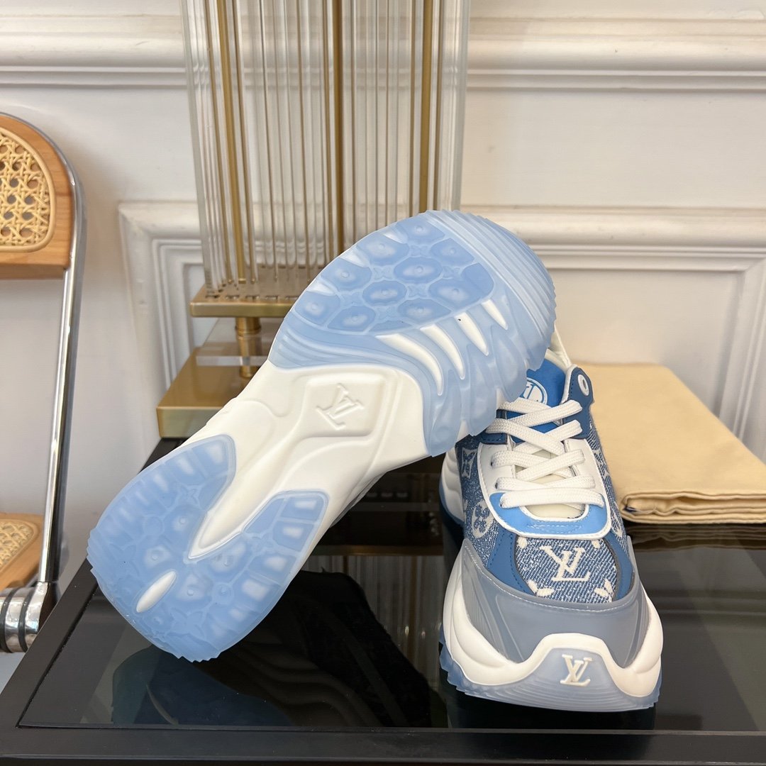 LV RUN 55 SNEAKER LIGHT BLUE、mysite、Cacoeks