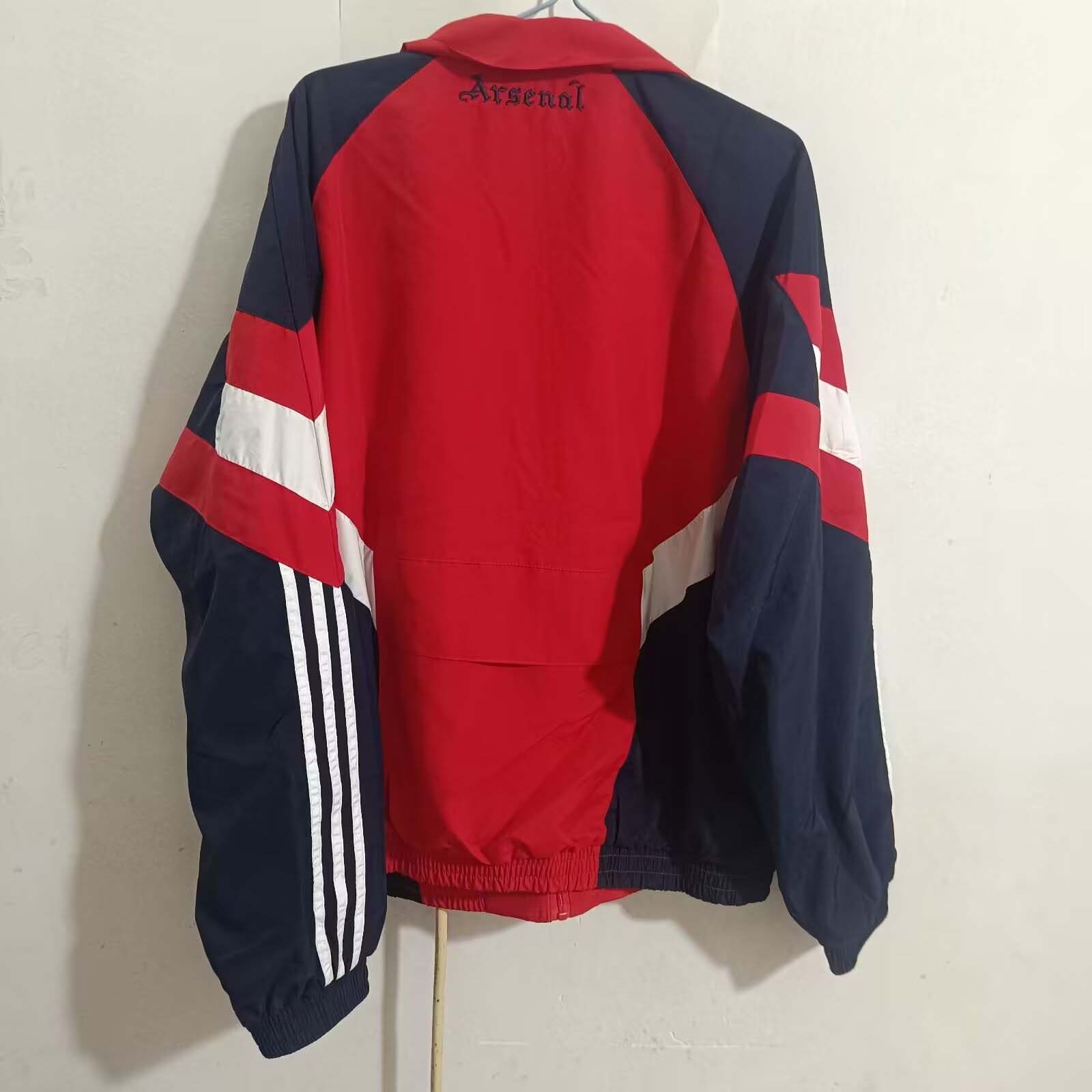 2024/2025 Arsenal Windbreaker Red Soccer Jersey 1:1 Thai Quality:football jersey mysite: unitedjerseyfootball 邓江浪:football