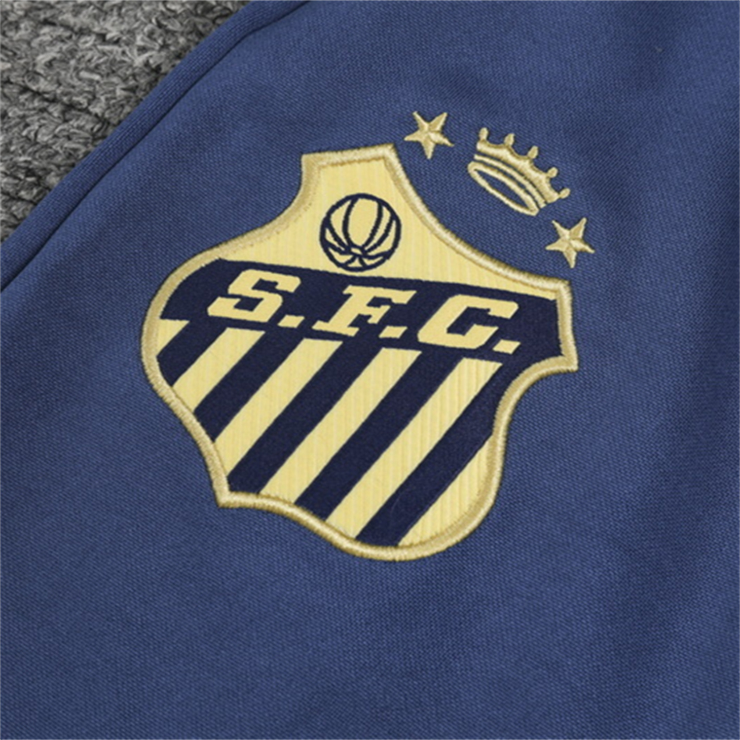 foot-Santos 24-25 Long Sleeve Training Set - Deep Blue