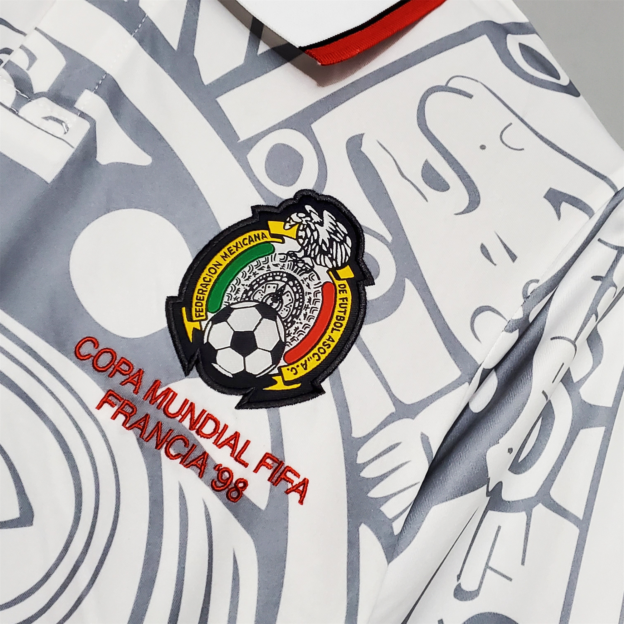 Higojerseys-Retro Mexico 1998 Away Jersey