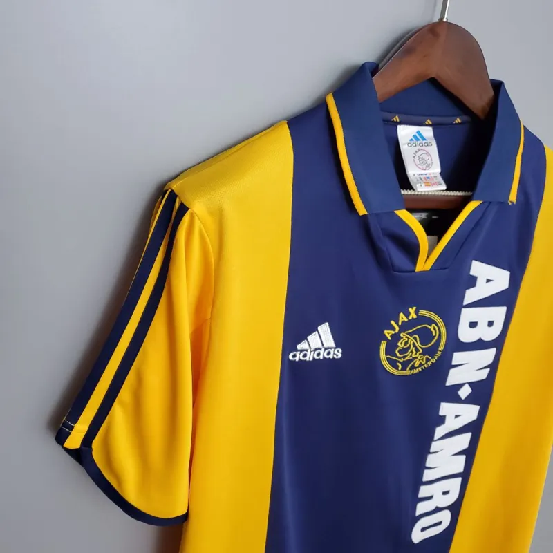 00-01Ajax Away soccer jersey-Retro version: Ajax 24-25 Home Stadium Jersey - Fans Version mysite: Adidas luxuryfootballshirts.com: https://www.luxuryfootballshirts.com/