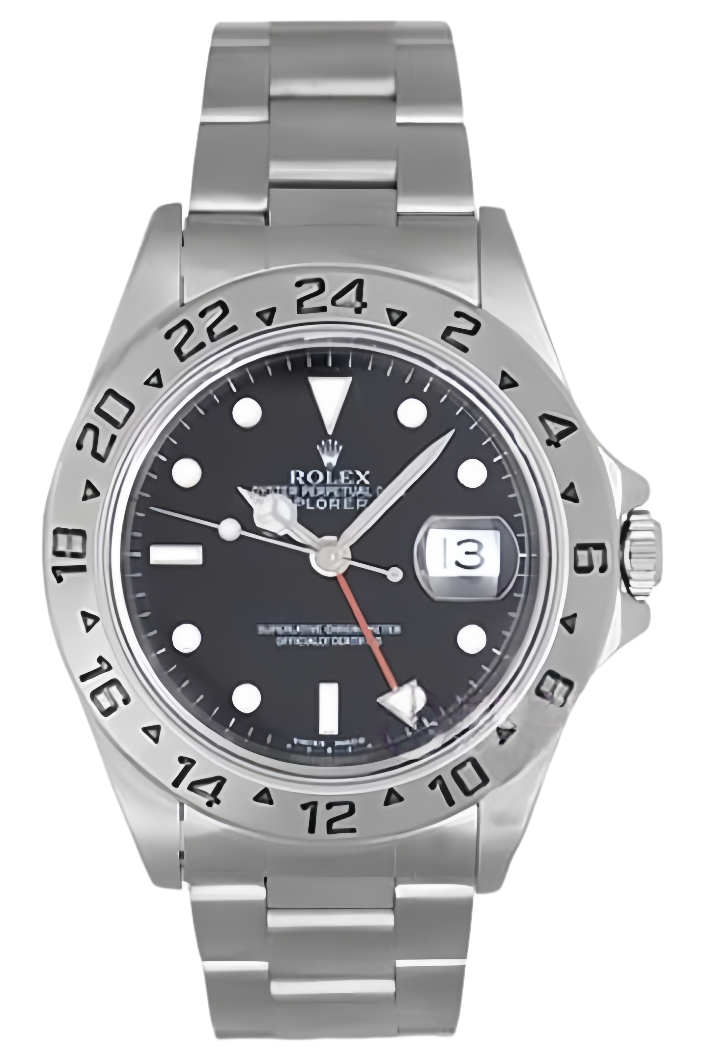 Rolex Explorer II Black Dial 40mm Stainless Steel Super Clone Swiss Replica Watch Ref 16570