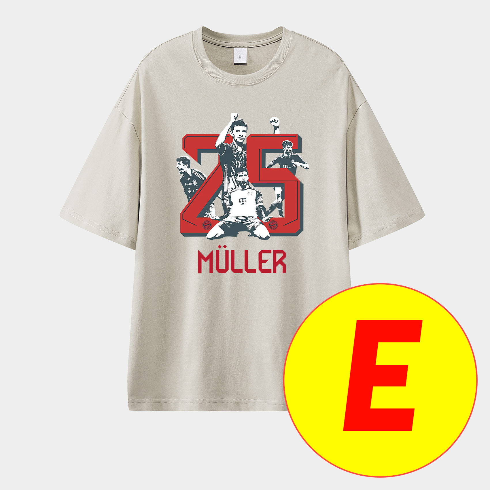 Unitedfootballkit.com | Bayern Munich Bundesliga Champions Deutscher Meister 2025 Unisex Pure Cotton T-shirt -Customize Name, Number and Patch | Worldwide Shipping