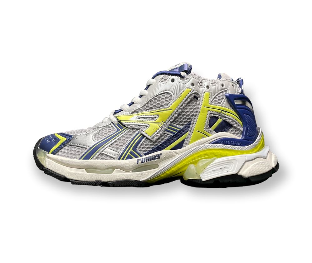 Balenciaga Runner Trainer White Blue Yellow、mysite、Cacoeks