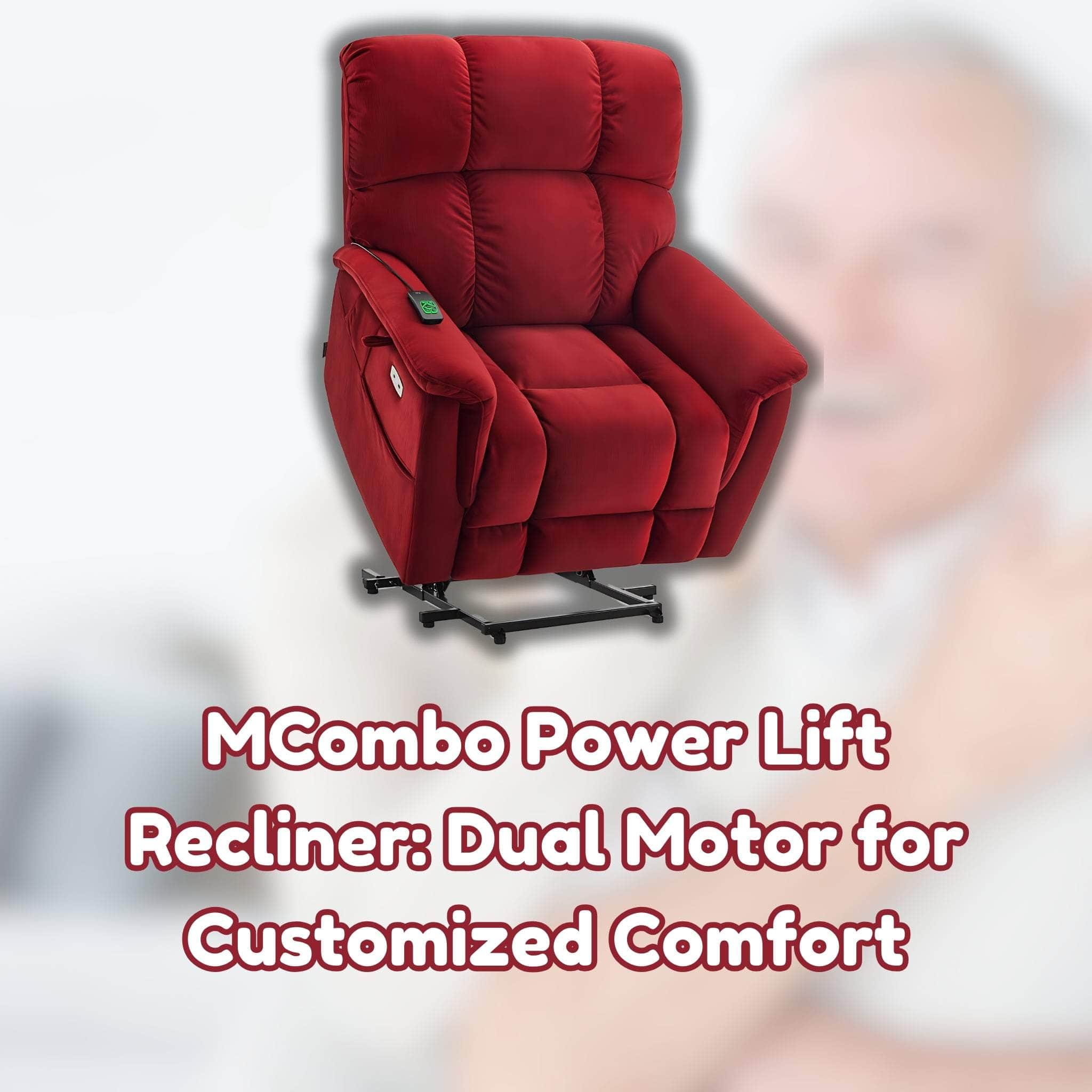 MCombo Power Lift Recliner: Dual Motor for Customized Comfort
