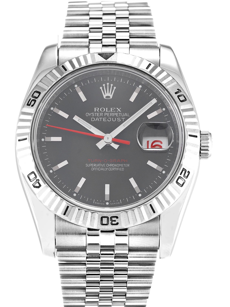 Replica Rolex Datejust Turn-O-Graph 36mm Grey Dial 116264-fasswatch