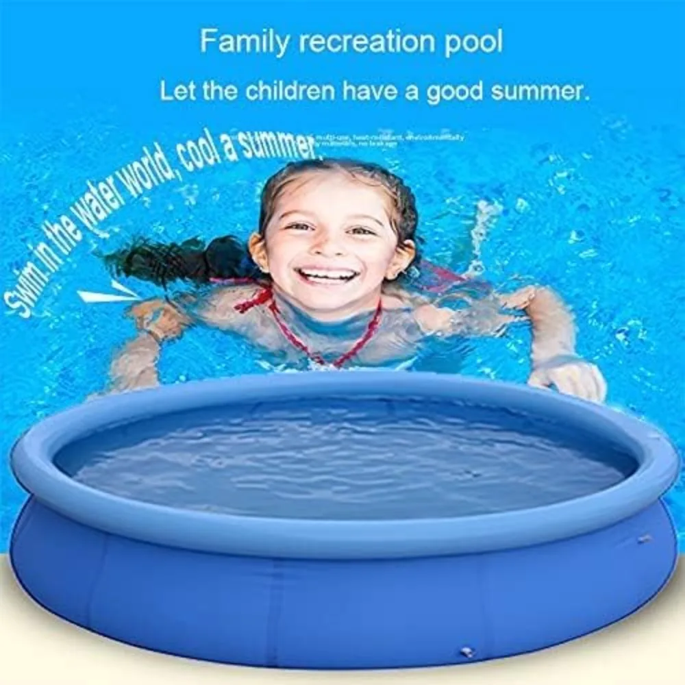 Outdoor Hot Tubs, 12ft X 36in Inflatable Swimming Pool Outdoor Above Ground Pool, Outdoor Hot Tubs
