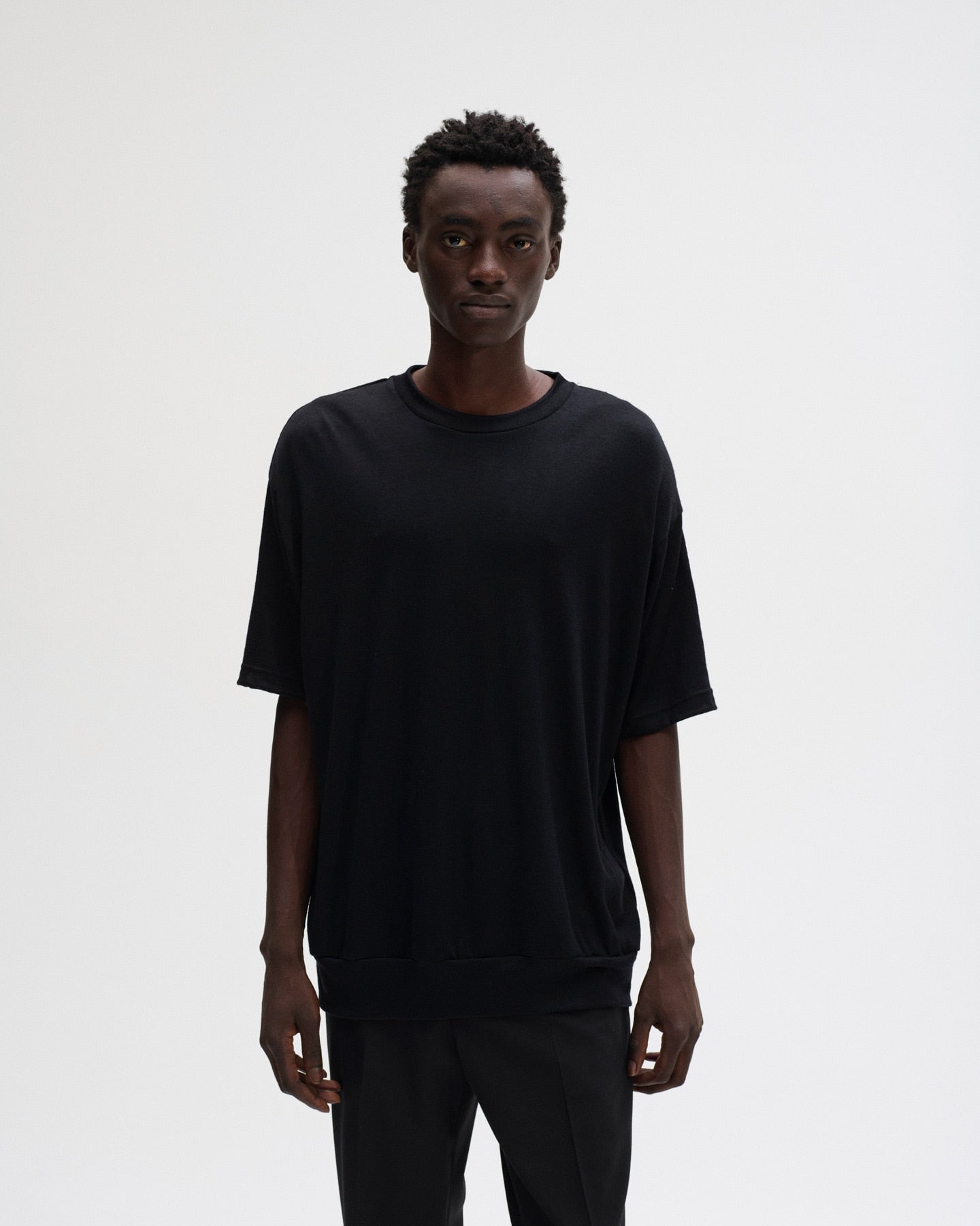 SOPHNET. 25S/S WASHABLE WOOL S/S TOP  SOPH-250061 