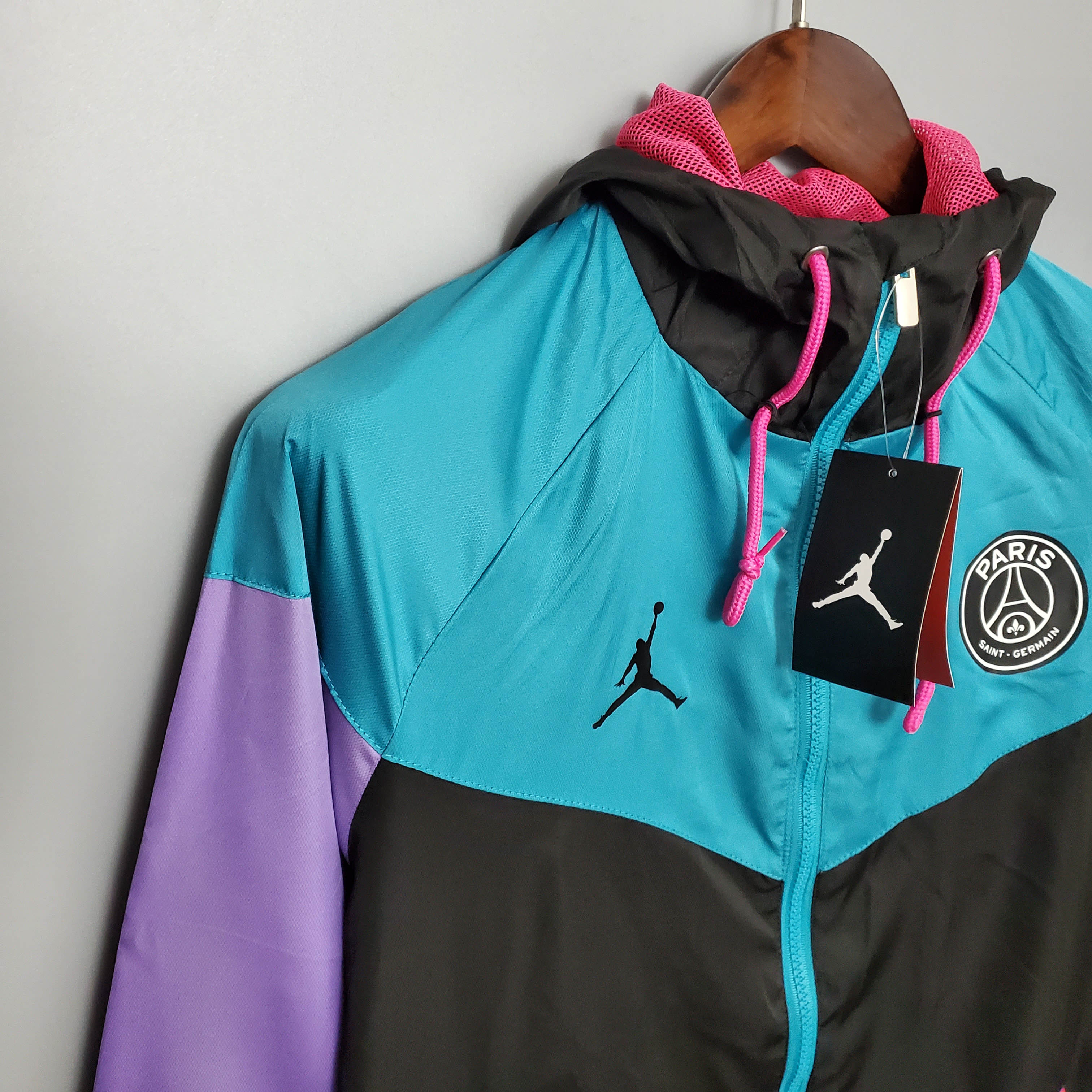 2021 Windbreaker Psg Paris Saint-Germain Black-Blue-Purple:football jersey mysite: unitedjerseyfootball 邓江浪:football