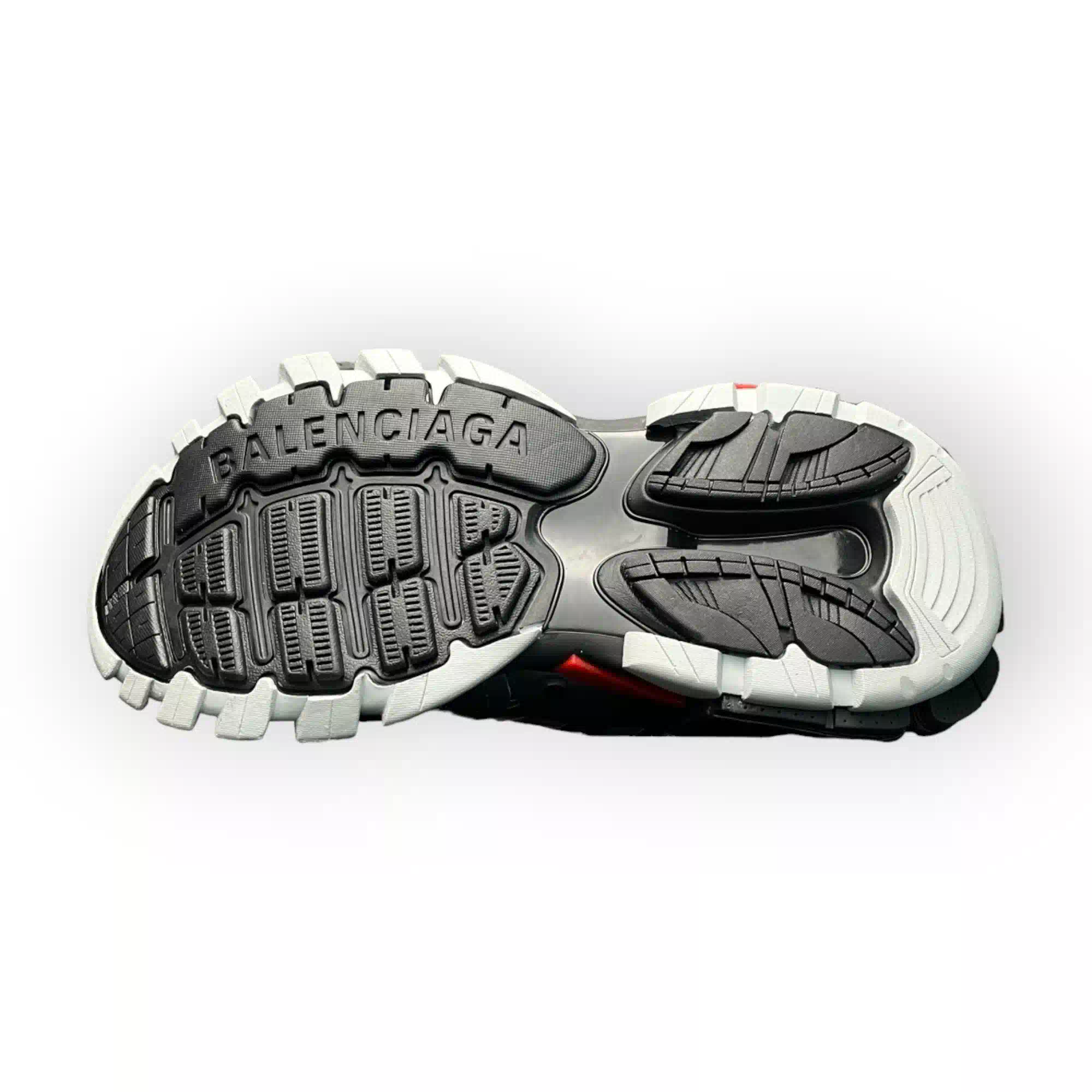 Balenciaga Track Sneaker In Black Red Silver、mysite、Cacoeks