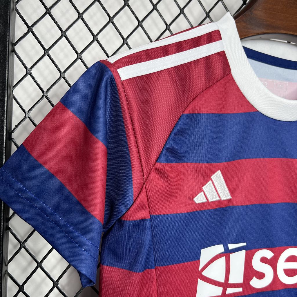 Higojerseys-Newcastle United 24-25 Away Kids Kit