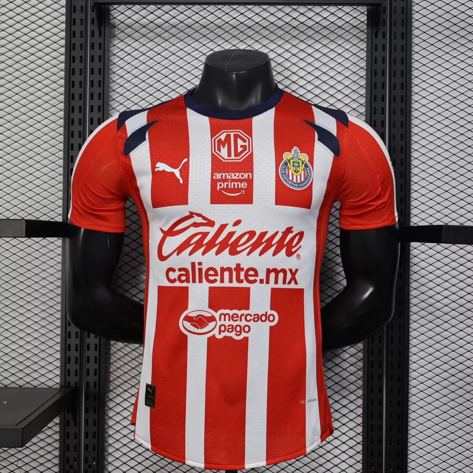 2025/2026 Player Version Chivas Home Football Jersey 1:1 Thai Quality:football jersey mysite: unitedjerseyfootball 邓江浪:football