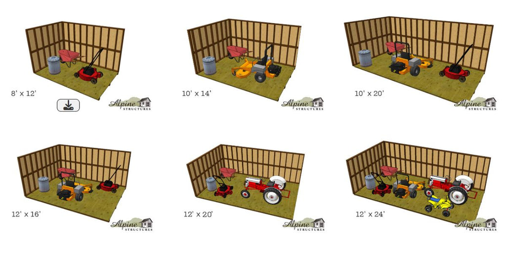 Ez Fit Riverside outdoor storage shed space ideas