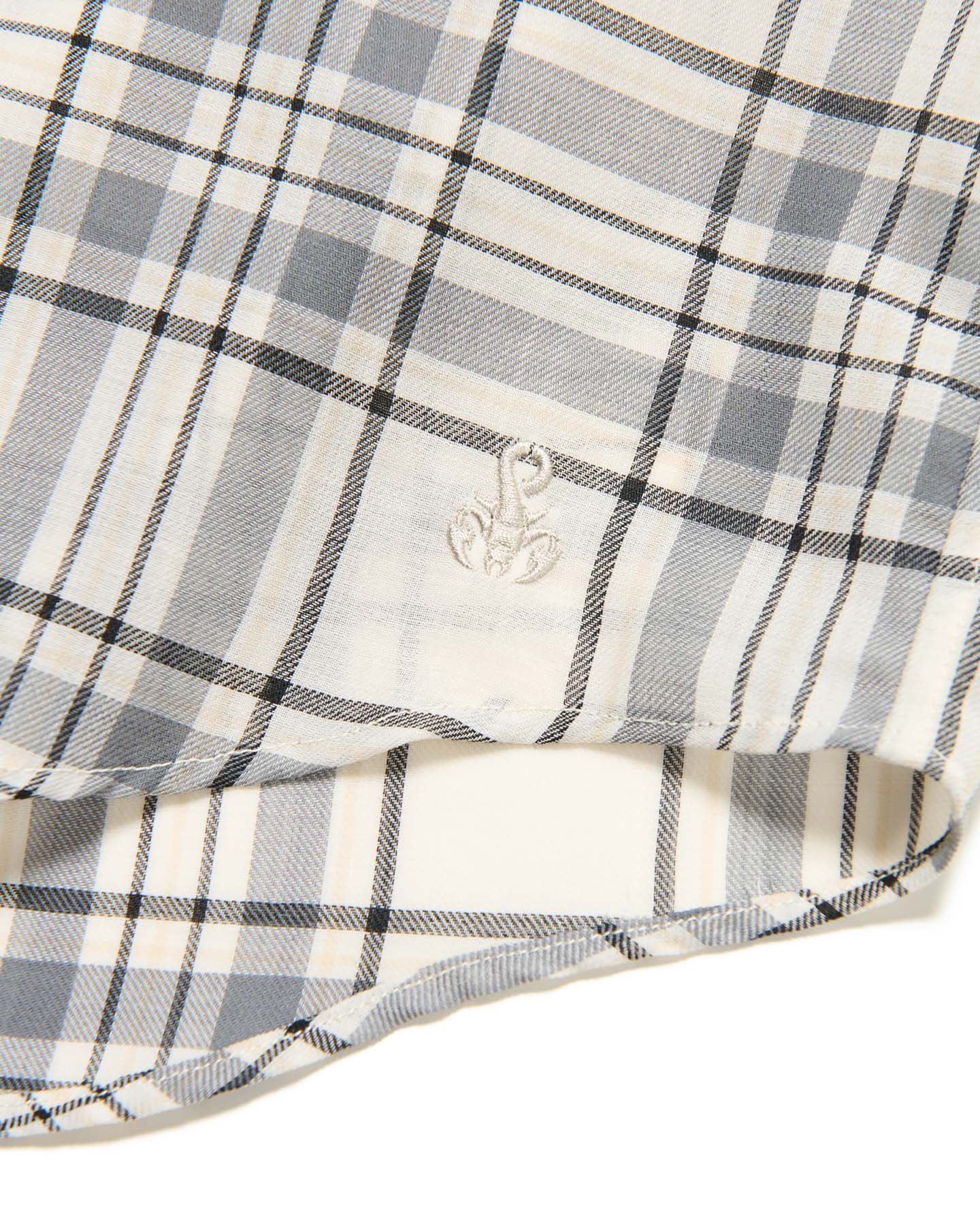 SOPHNET. 25S/S SUMMER WOOL CHECK SHIRT  SOPH-250019 