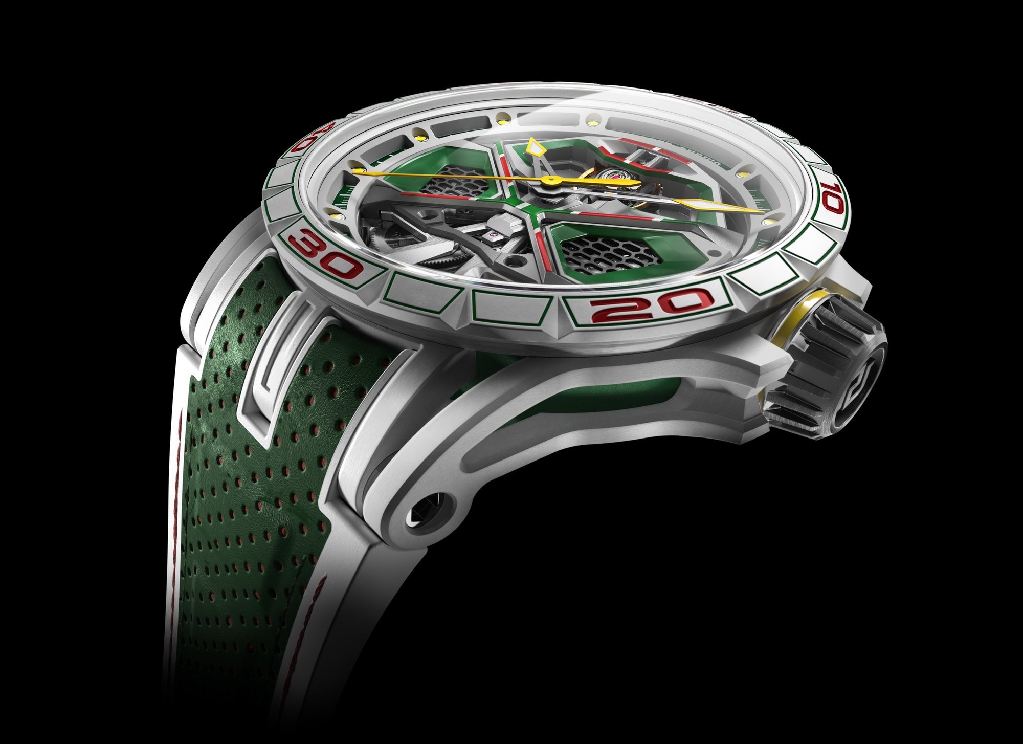 Roger Dubuis Excalibur Spider Huracan White MCF