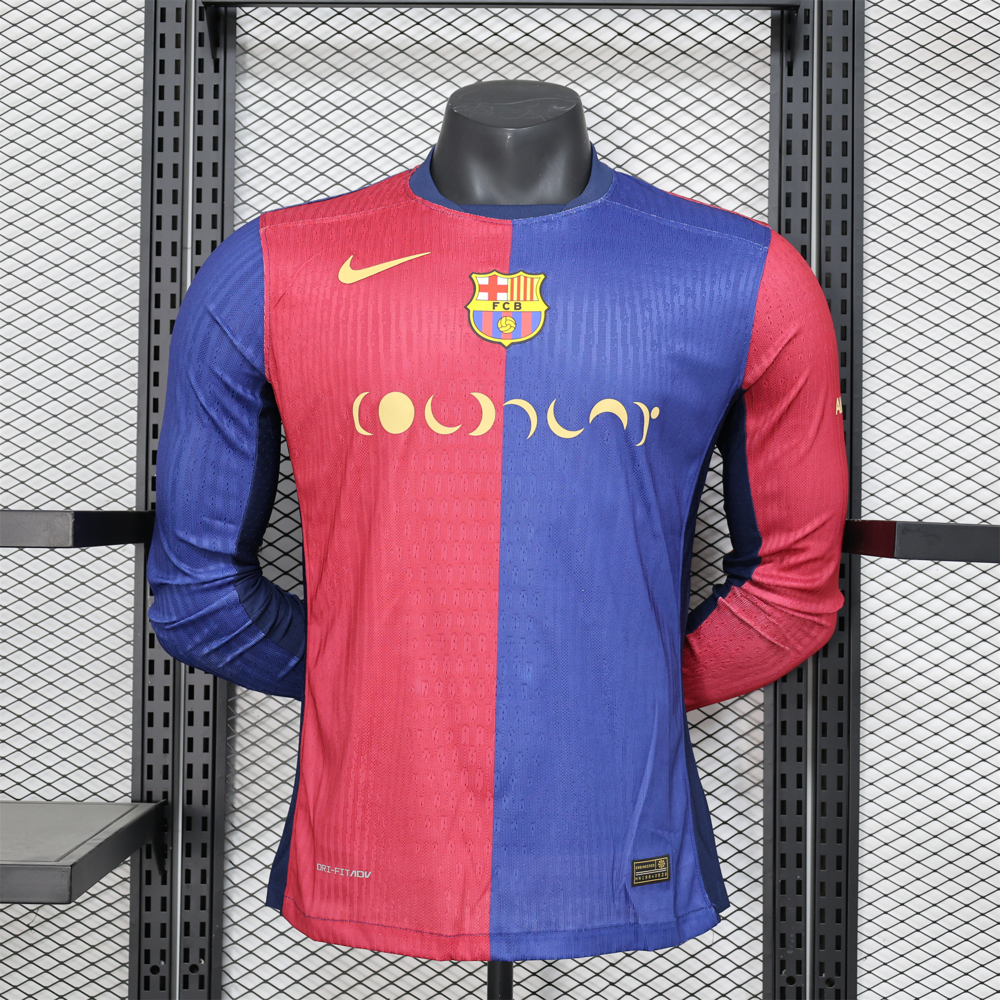 ManixJersey.com | Barcelona X Coldplay 24-25 Home Co-Branded Long Sleeve Jersey - Player Version -Customize Name, Number and Patch | Worldwide Shipping
