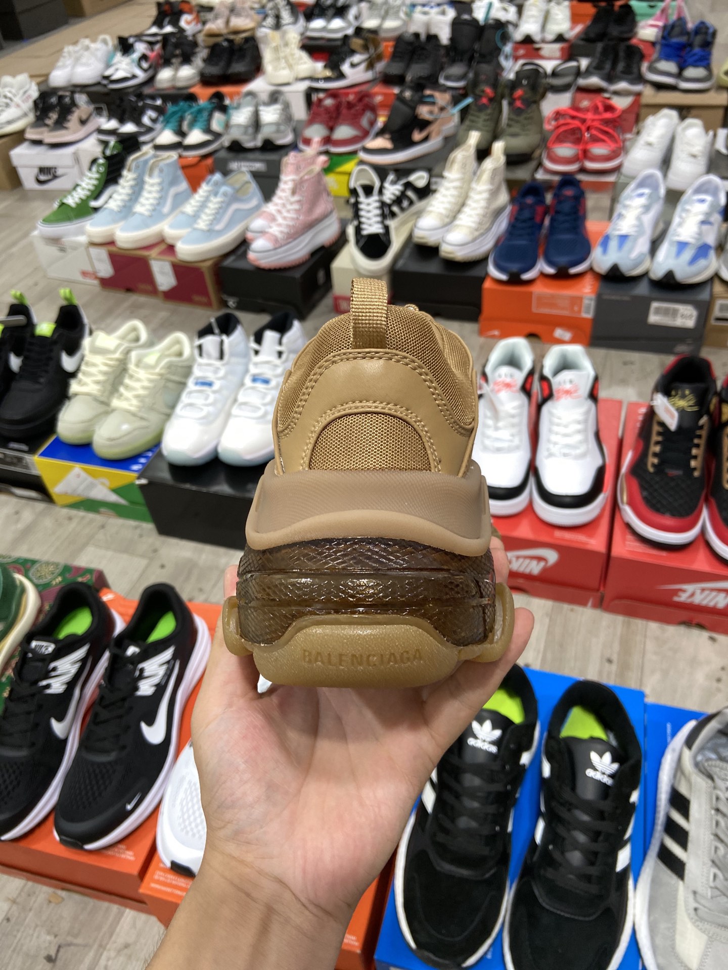 Balenciaga Triple S Sneaker Brown、mysite、Cacoeks