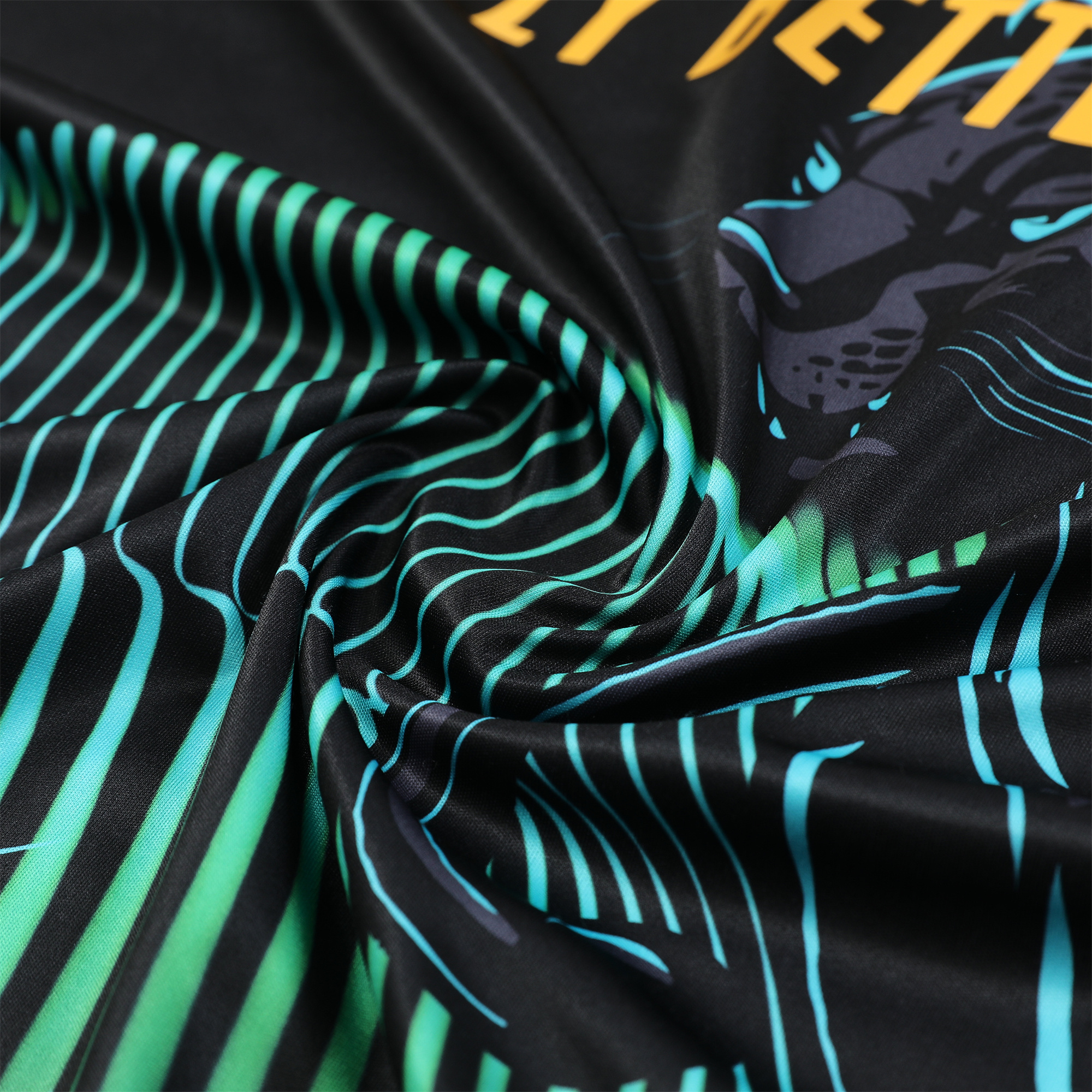 Higojerseys-Real Madrid 24-25 Vest Training Set - Green & Black Leopard