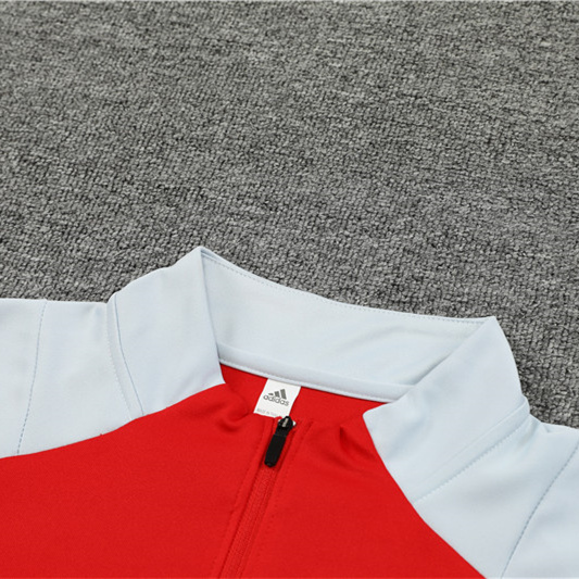 JerseysGala.com | Arsenal 24-25 Long Sleeve Training Set - Red & Blue -Customize Name, Number and Patch | Worldwide Shipping