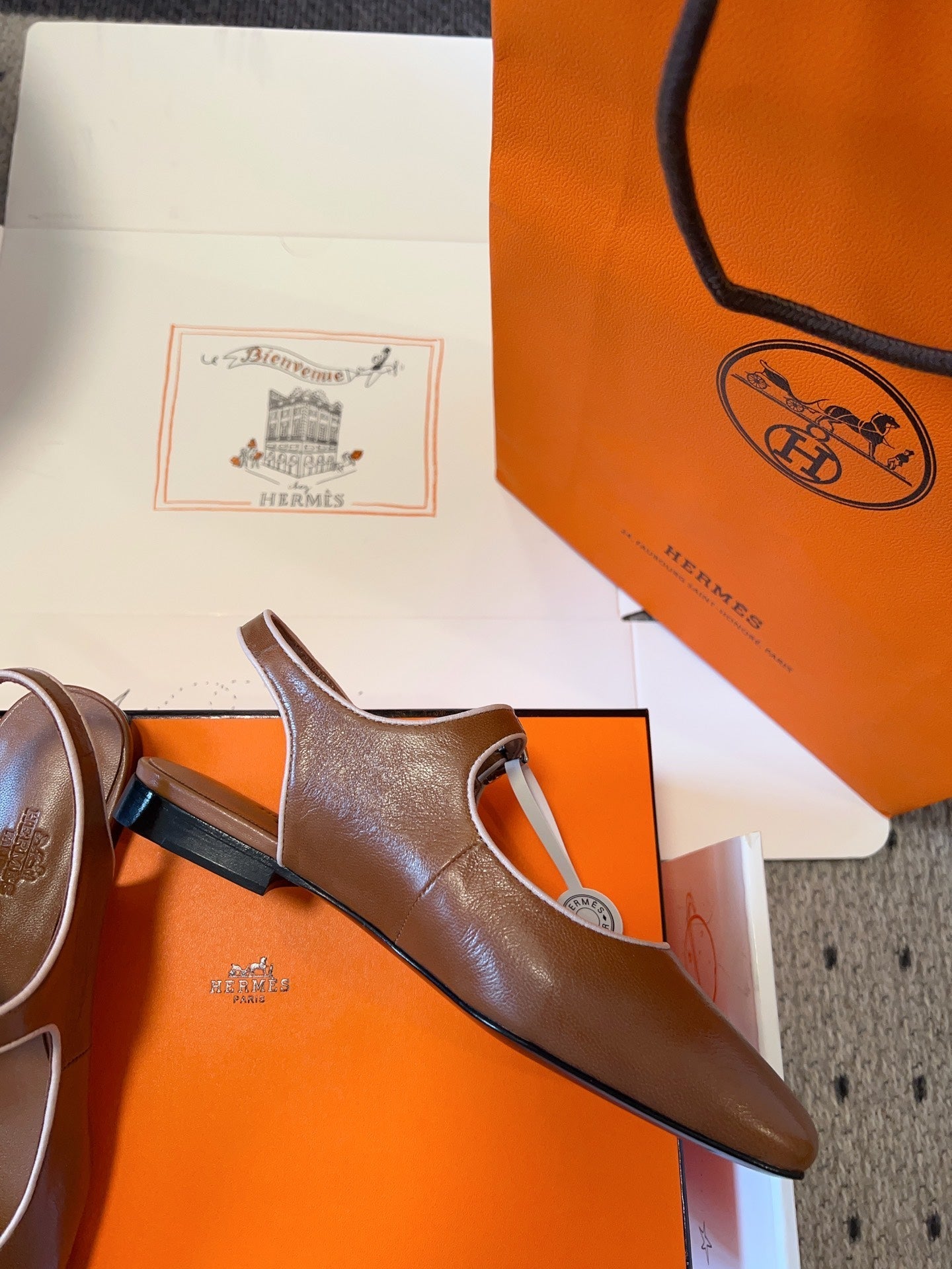 KLEO SLINGBACK IN BRONZE BROWN CALFSKIN、mysite、Cacoeks